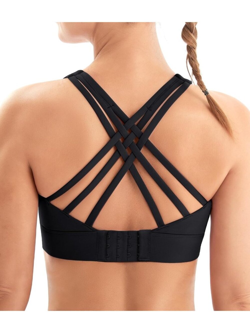 High Support Sports Bras for Women | Strappy Workout Tops for Large Busts